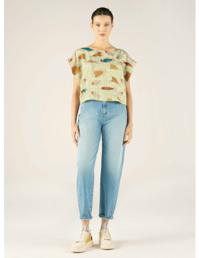 Blouse au clair de l eau