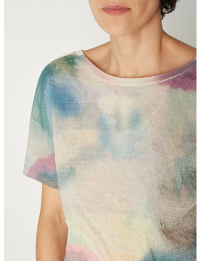 T-shirt jasmin malvacea green