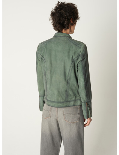 Blouson amandine vert amande