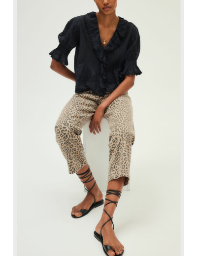 Chemise en coton à broderies - URIELL