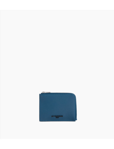 Porte cartes moyen zippé Emile en cuir monogramme