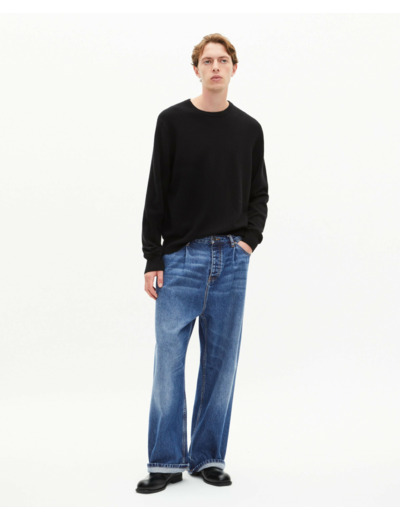 Jean large bleu foncé blue electric