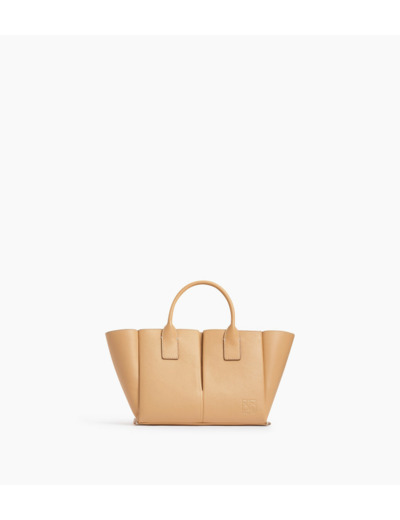 Petit sac à main Elena en cuir grainé