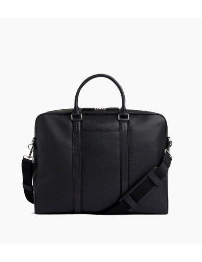 Porte documents 17" Charles en cuir grainé très grand modèle