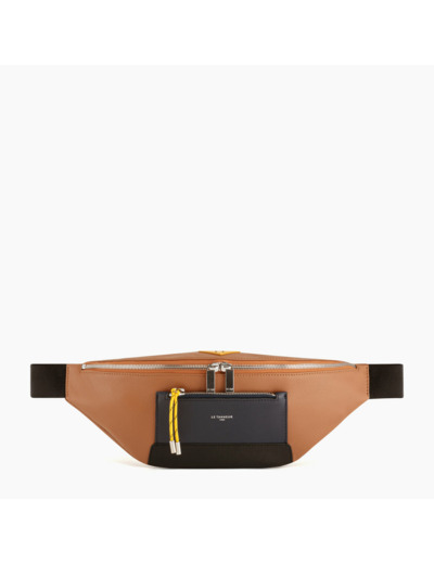 Sac banane Nathan en cuir grainé