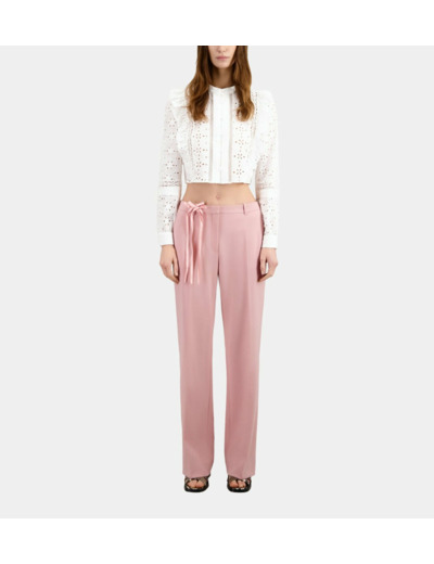 Chemise Blanche En Broderie Anglaise white
