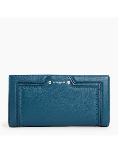 Grand portefeuille Ella en cuir grainé