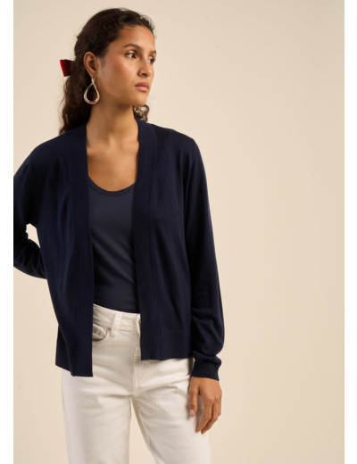 Gilet ample à coupe droite