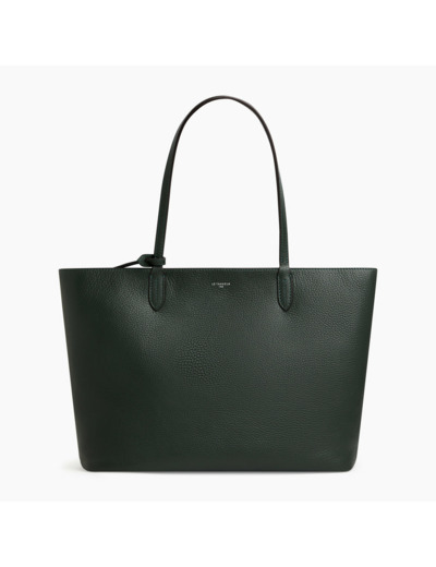 Grand sac cabas Louise en cuir grainé