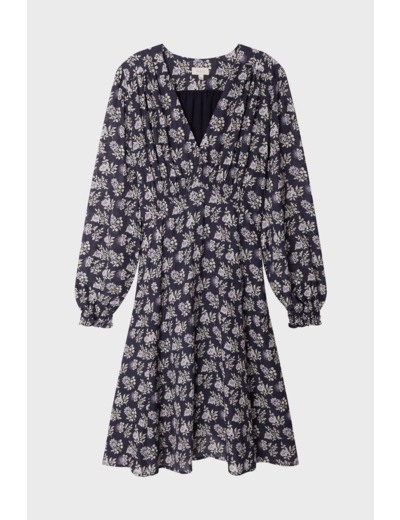 Robe courte et cintrée à fleurs - RICHELIEU