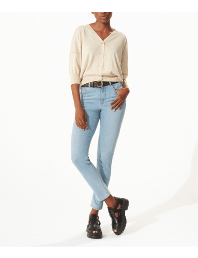 Cardigan naturel