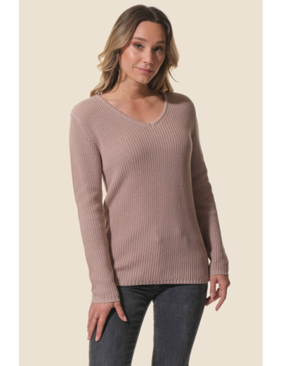 Pull femme en maille Pivoine