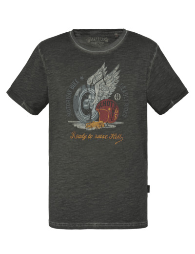 T-shirt imprimé motor TSALEX SCHOTT
