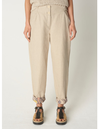 Pantalon natalia naturel