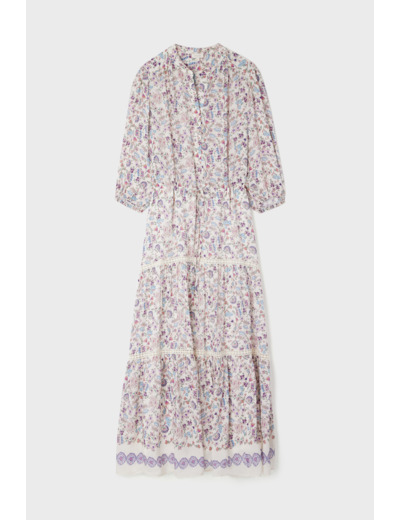 Robe longue à fleurs - ROYCE