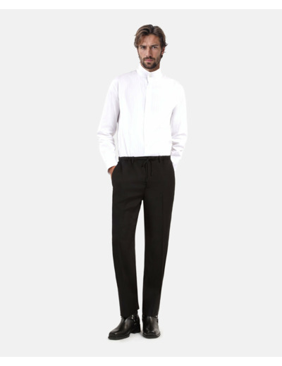 Pantalon taille elastiquee black