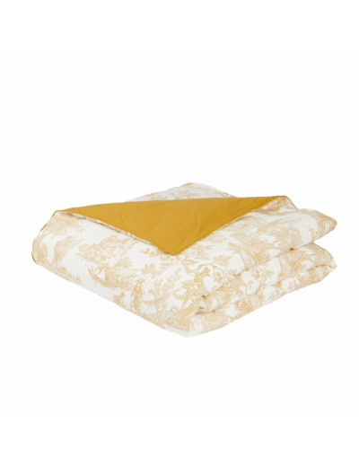 Housse couette Rêve en Or | Toile de Jouy | Tradition des Vosges