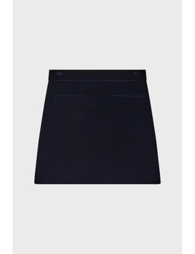 Jupe courte en velours lisse - CORENTINE