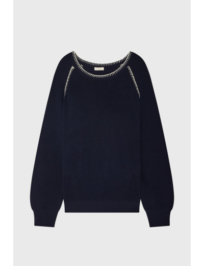 Pull en laine et coton - LIZEA