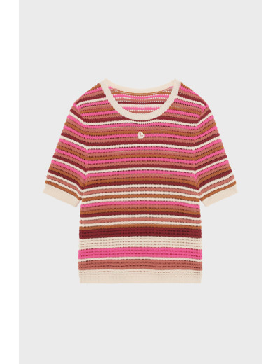 Pull en maille rayée - JOAN