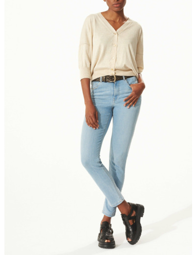 Cardigan naturel
