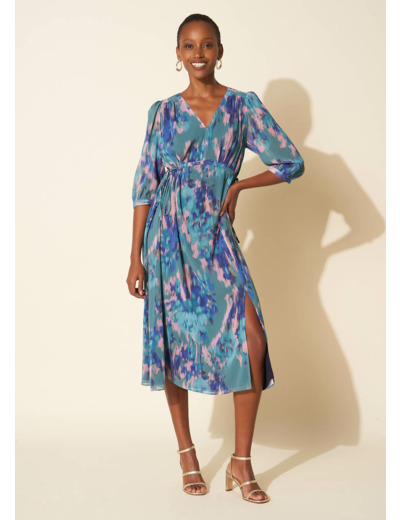 Robe longue imprimée