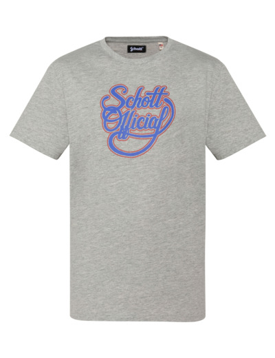 T-shirt imprimé Schott Official vintage