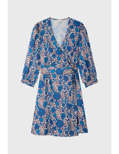 Robe portefeuille imprimée - ESSYA
