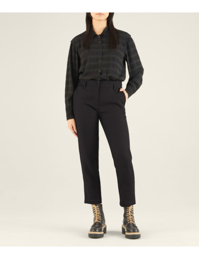 Pantalon droit noir