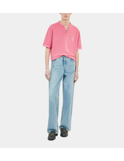 Polo en coton piqué rose sweet pink