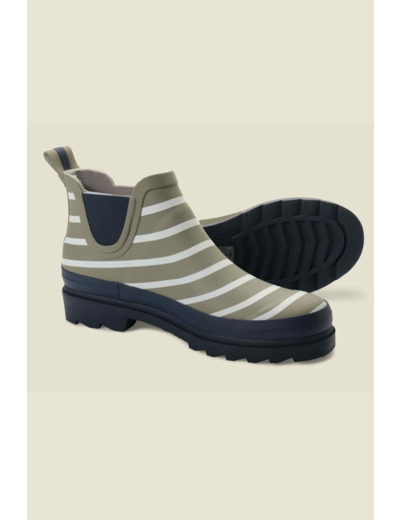 Bottes adulte basses rayées - LOW