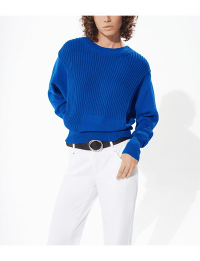 Pull bleu roi