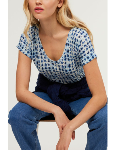 T-shirt col rond tie and dye - MIA