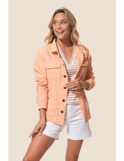 Veste femme en toile Raven