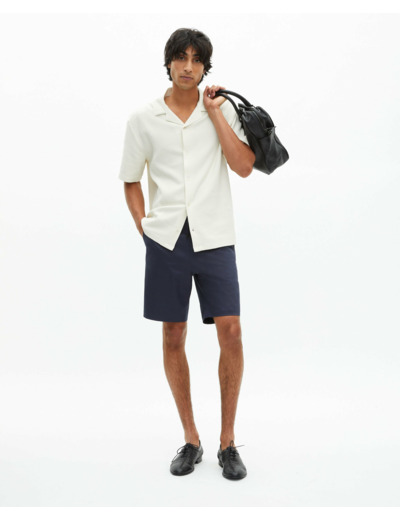 Short a taille elastique navy