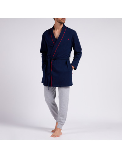 Peignoir homme BORD DE MER marine foncé