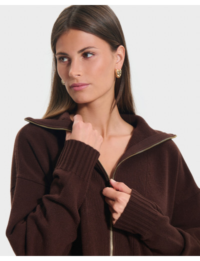 Pull Nabu Chocolat en Laine