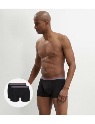 Lot de 2 boxers noirs Daily Colors