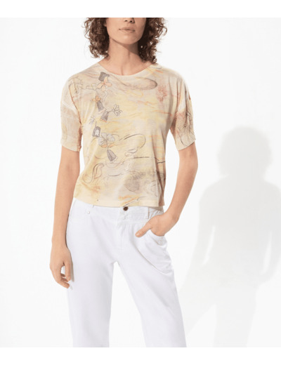 T-shirt ivoire