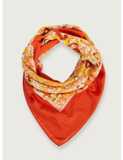 Foulards ezia fleurs miel