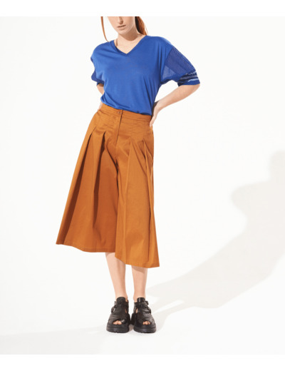 Pantalon large muscade