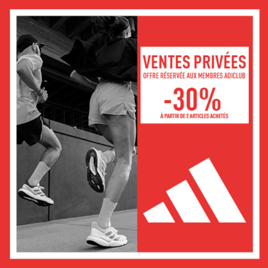VENTES PRIVEES - ADIDAS