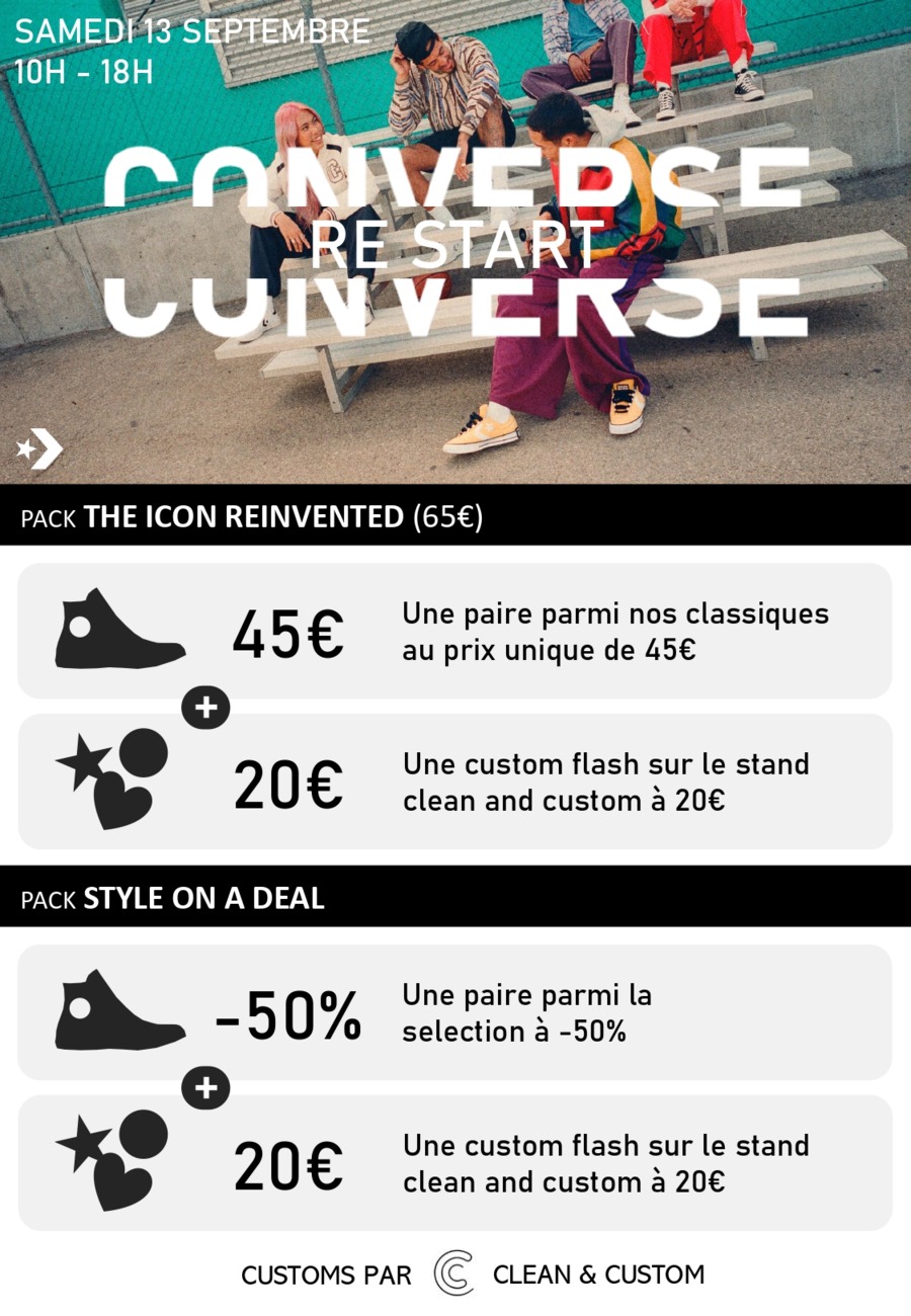 OFFRE DU MOMENT - CONVERSE