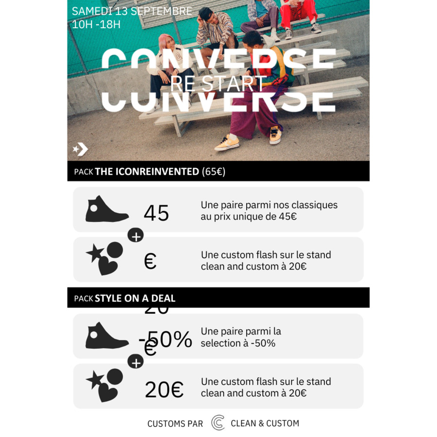 OFFRE DU MOMENT - CONVERSE