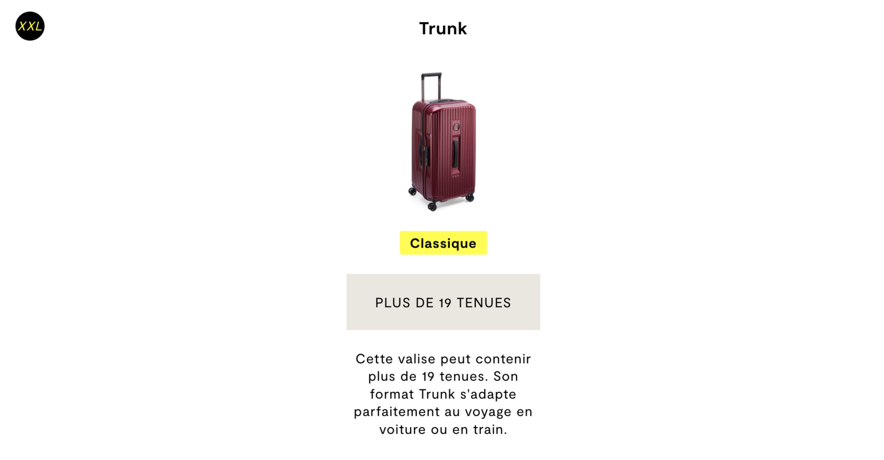 Valise XXL