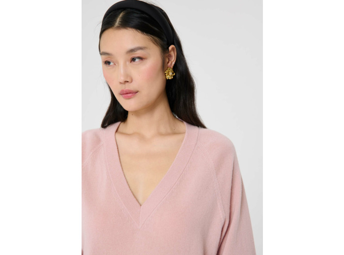 Pull Paz Vieux Rose en Cachemire