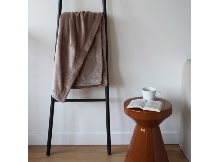 Plaid Polaire Extra Doux Coloris Taupe