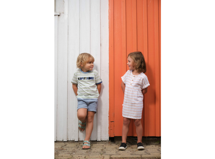 Robe fille manches courtes Boheme