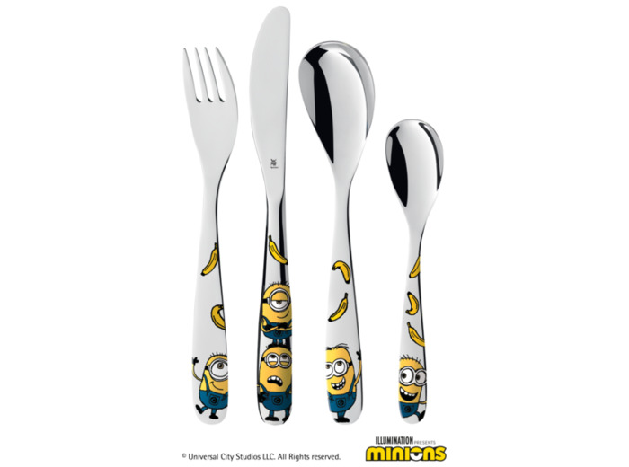 Couverts enfants Minions - 4 pièces