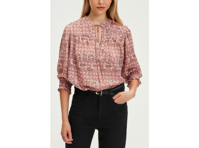 Blouse en mousseline fleurie - BELPHERA